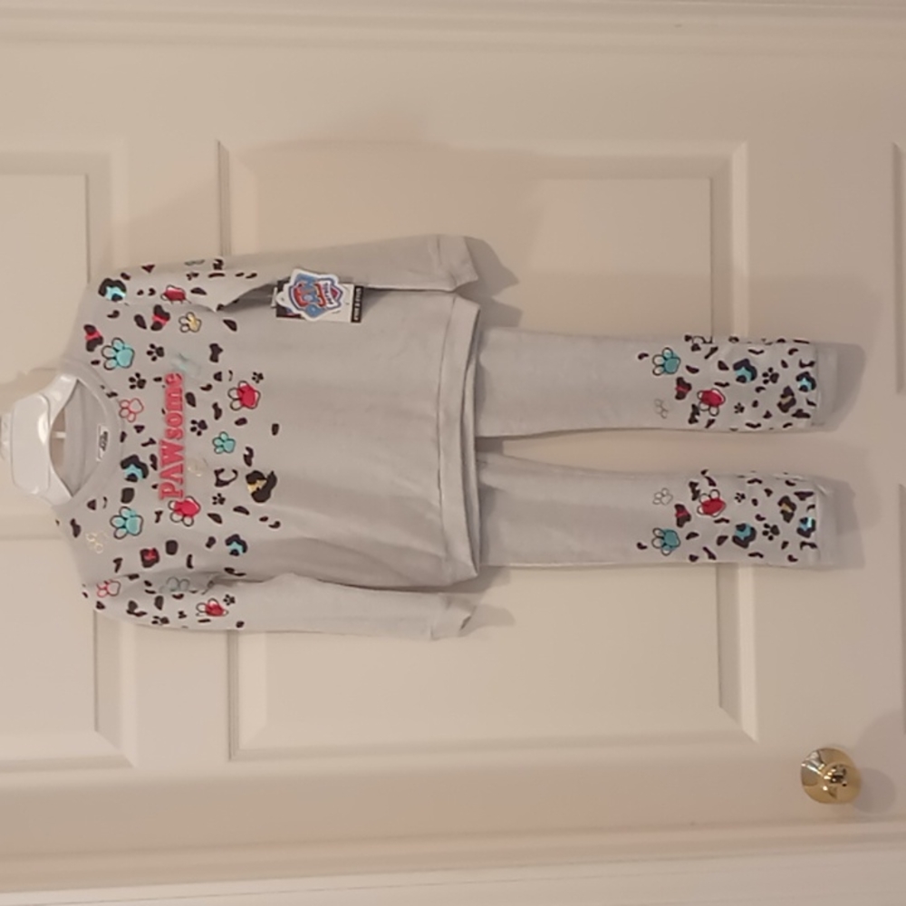 Paw Patrol ANDY & EVAN  Sweatshirt & Joggers Set NWT size 6 & 6X-SET 4 HEADBANDS